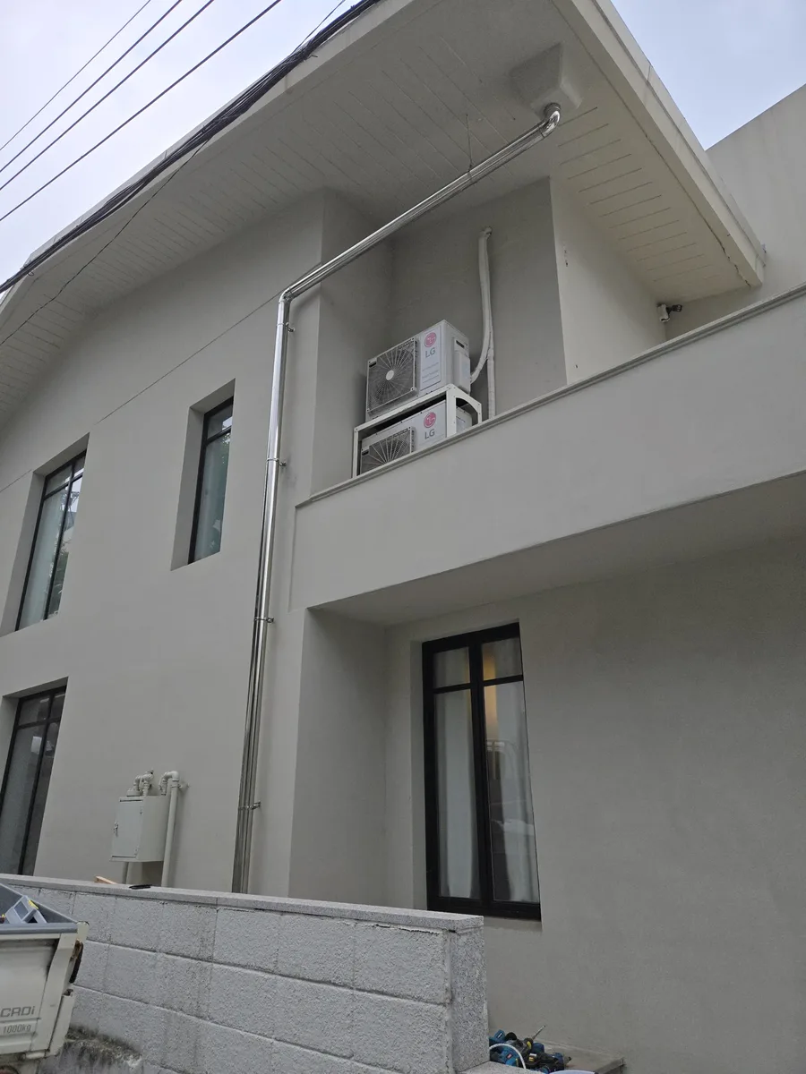 경기 지역 저층주택 우수관 설치 현장 사진